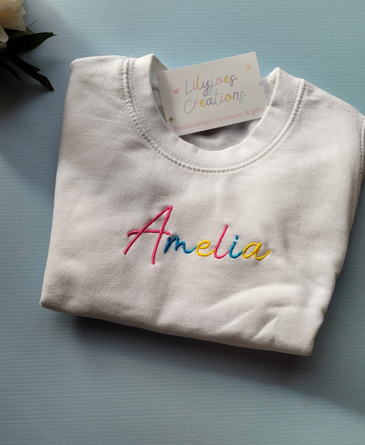 Personalised Kids Name Sweatshirt