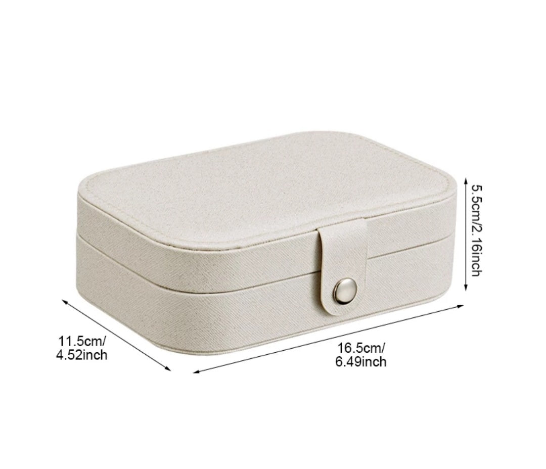 Personalised White Jewellery Box