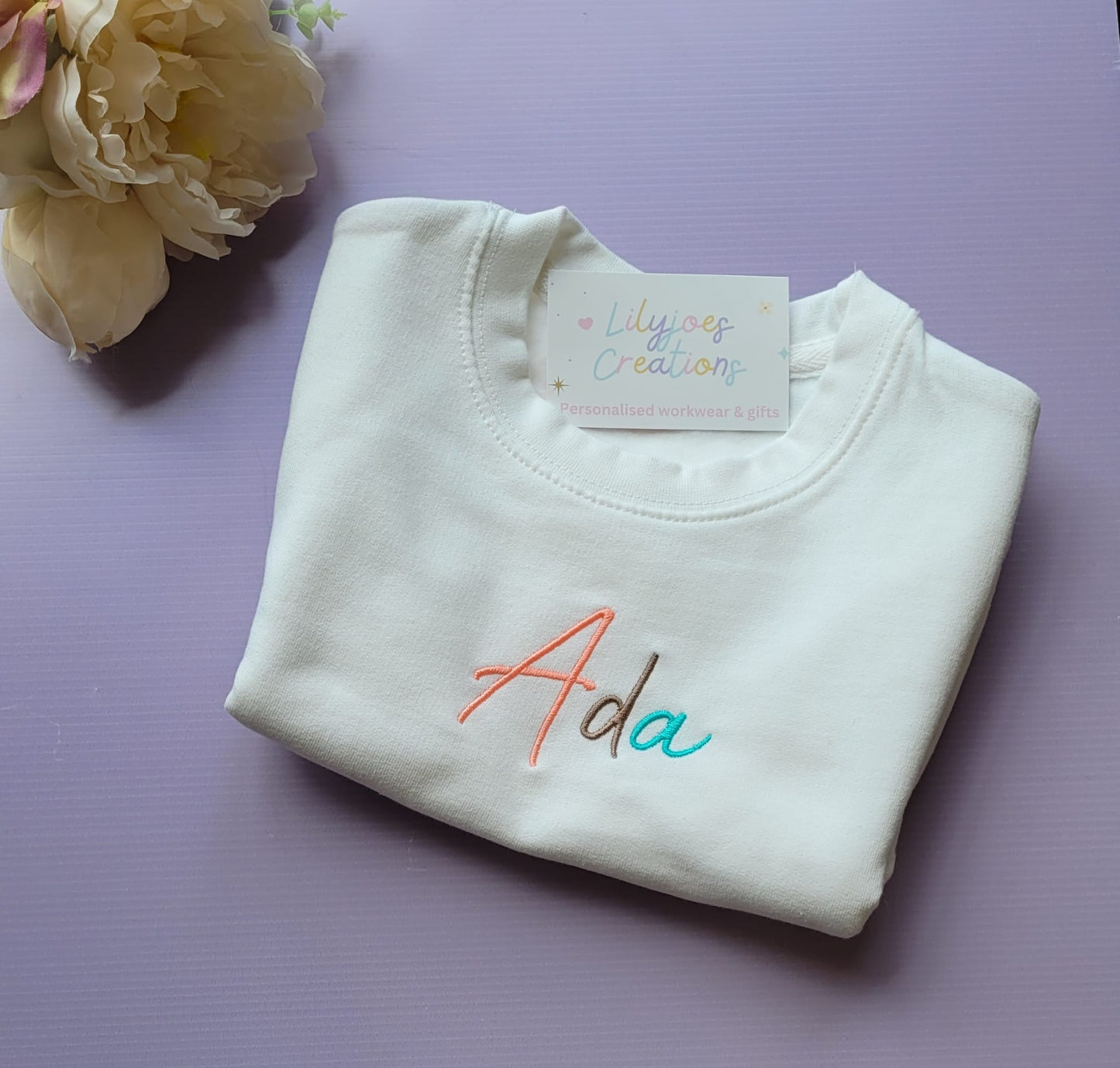 Personalised Kids Name Sweatshirt