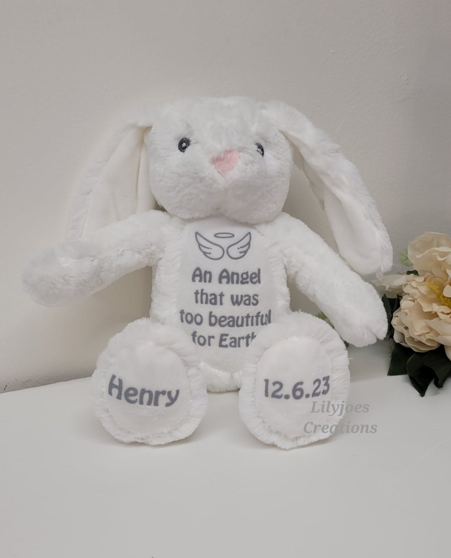 Personalised Rang The Bell Message Bunny