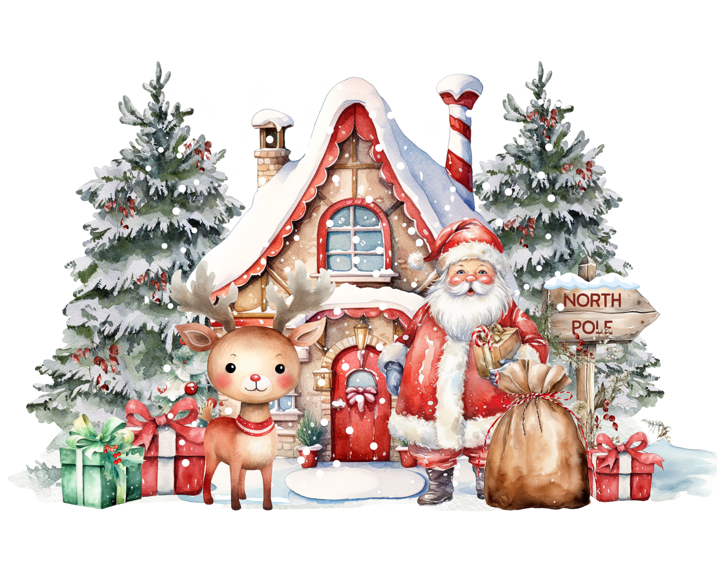 Christmas Baby Romper Sleepsuit Santa Delivery