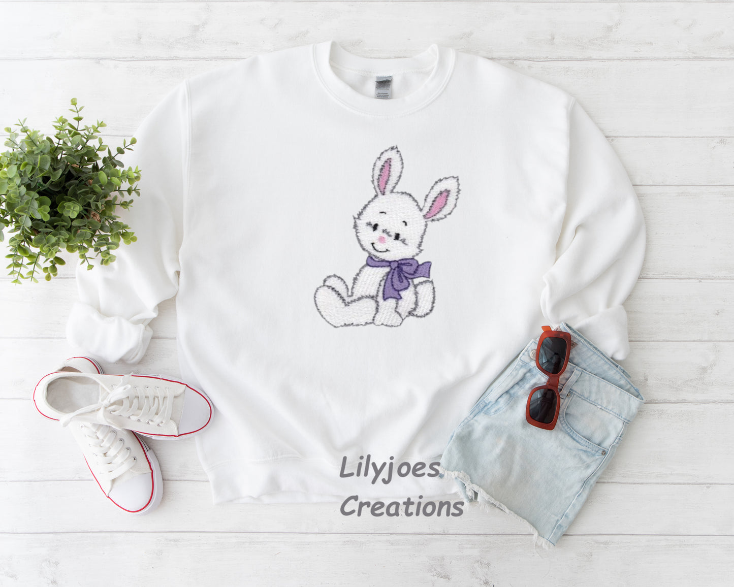 Personalised Kids Bunny Sweatshirt