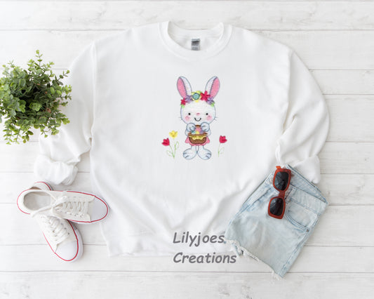 Personalised Kids Bunny Sweatshirt