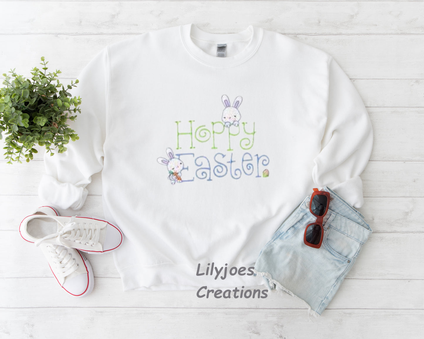Personalised Kids Bunny Sweatshirt