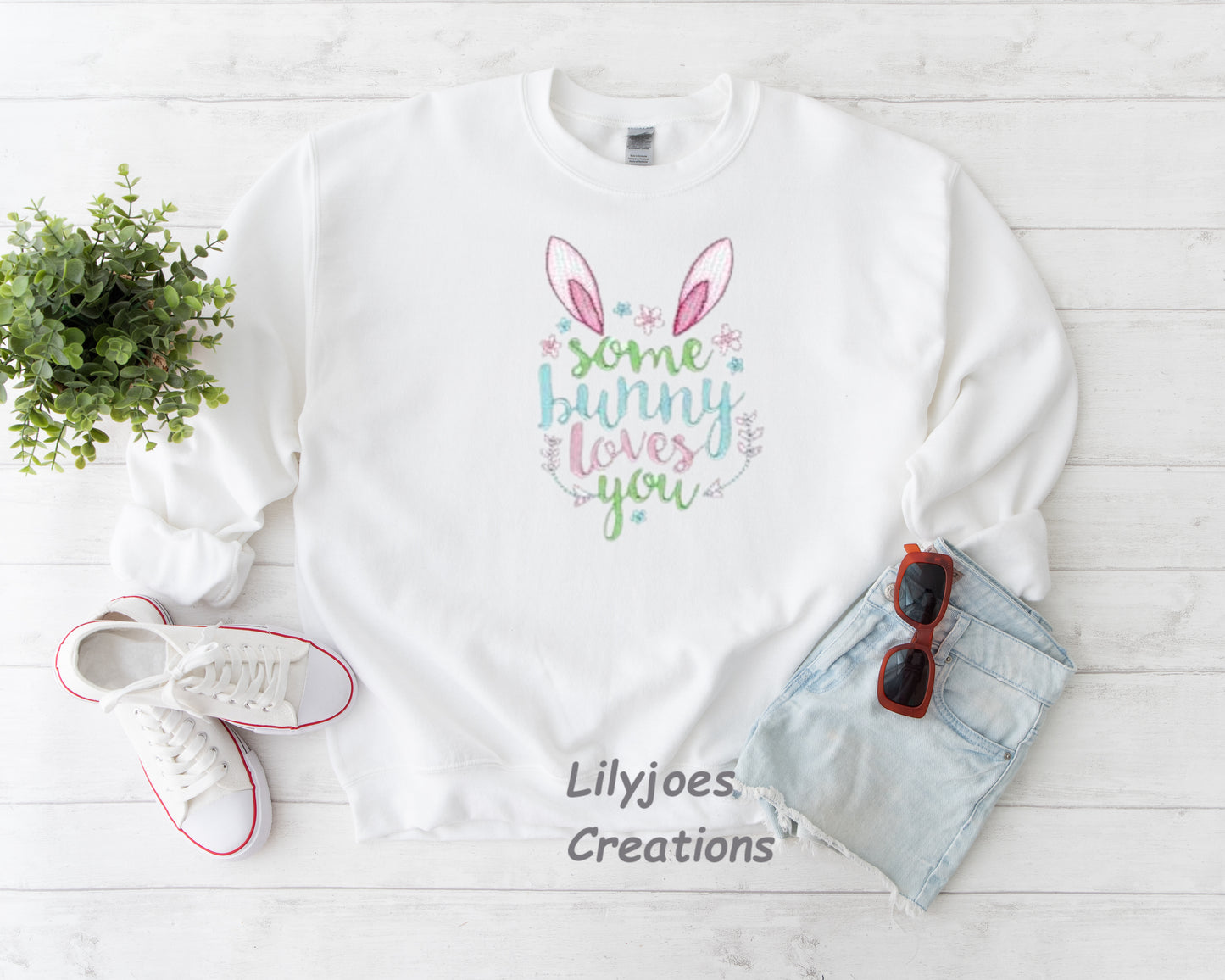 Personalised Kids Bunny Sweatshirt