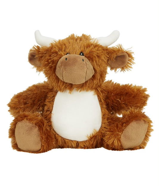Personalised Highland Cow Teddy