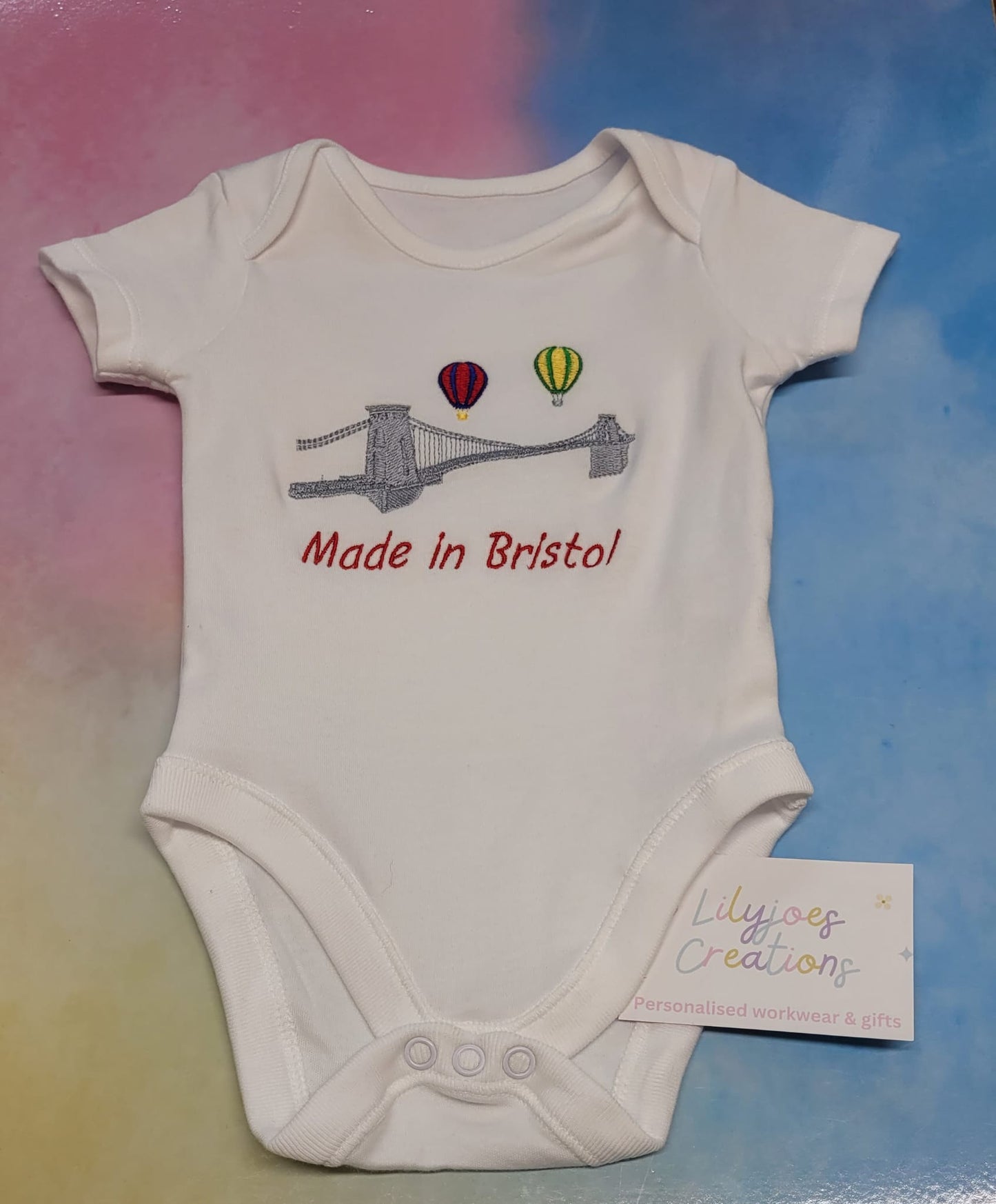 Baby Vest Made In Bristol