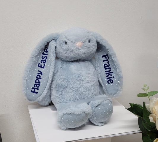 Personalised Blue Easter Bunny
