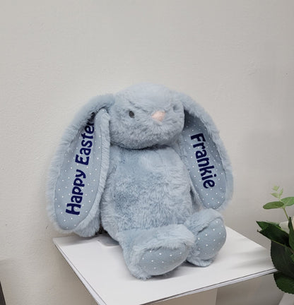 Personalised Blue Easter Bunny