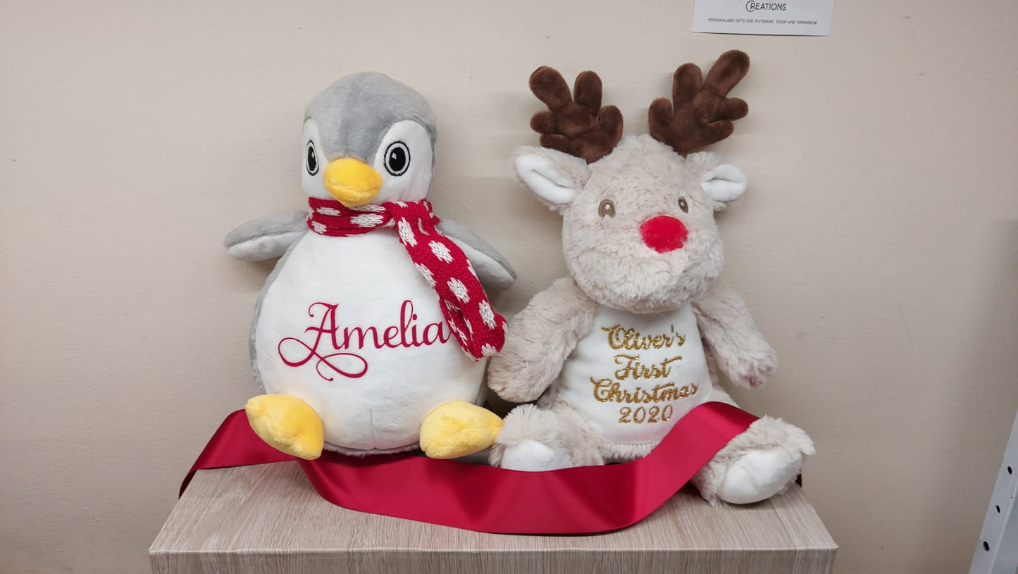 Personalised Christmas Reindeer Santa Chimney