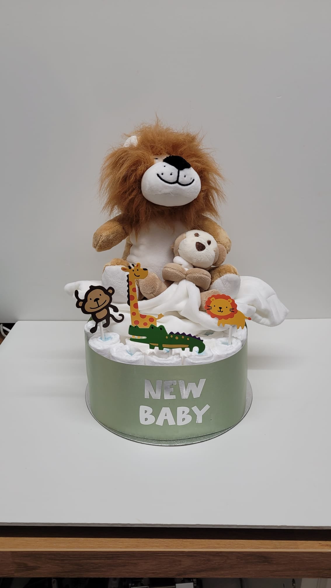 Safari / Jungle / Wildlife Nappy Cake