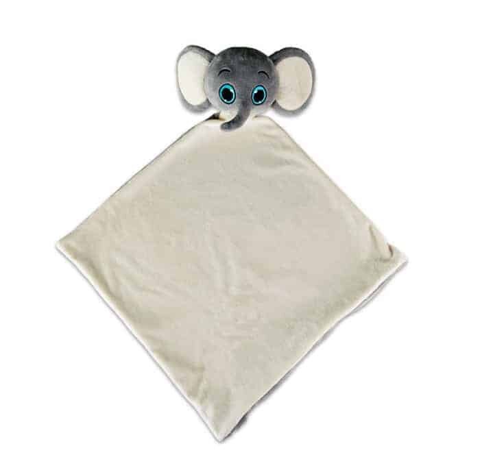 Personalised elephant baby comforter