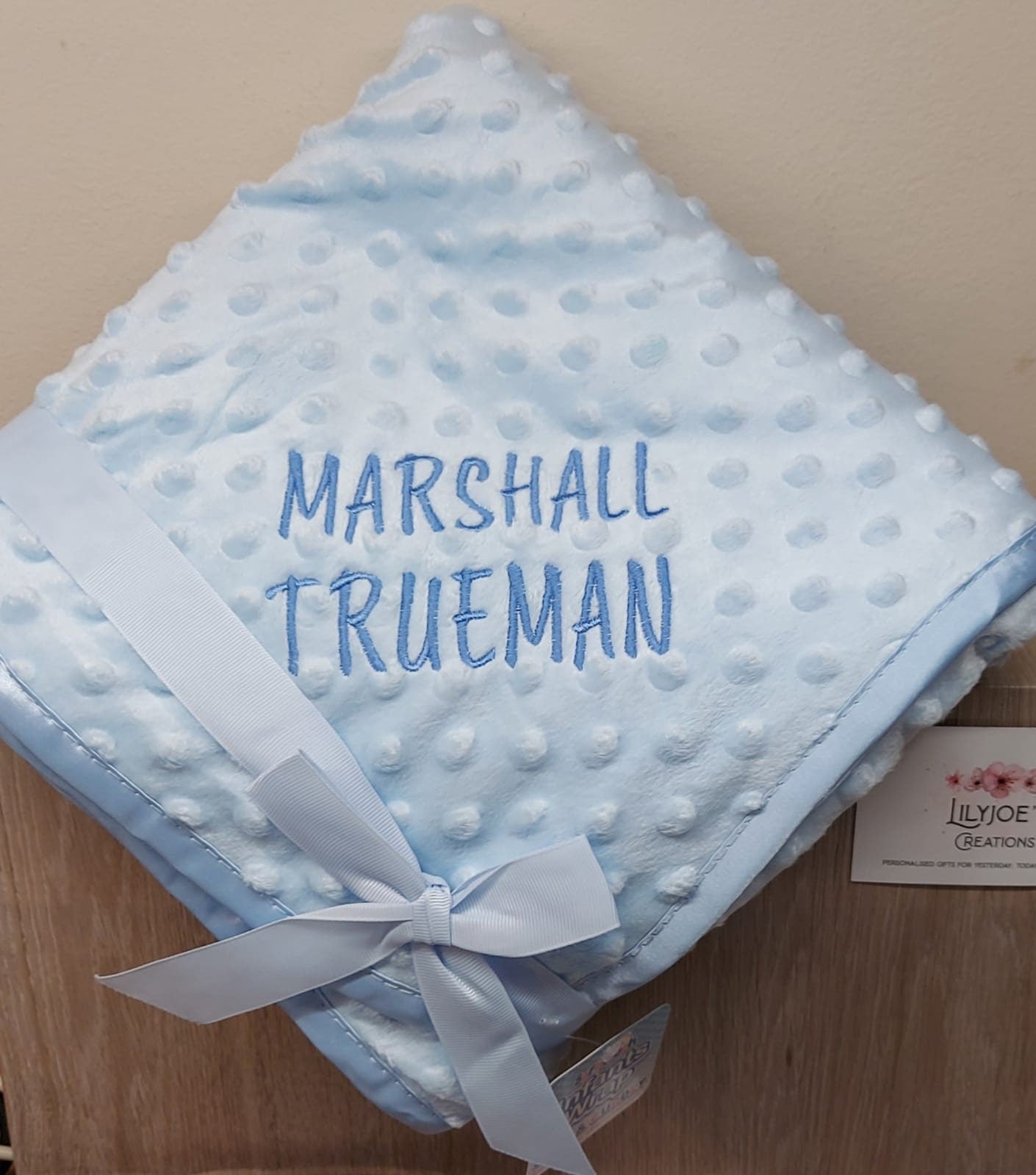 Personalised Baby Blanket