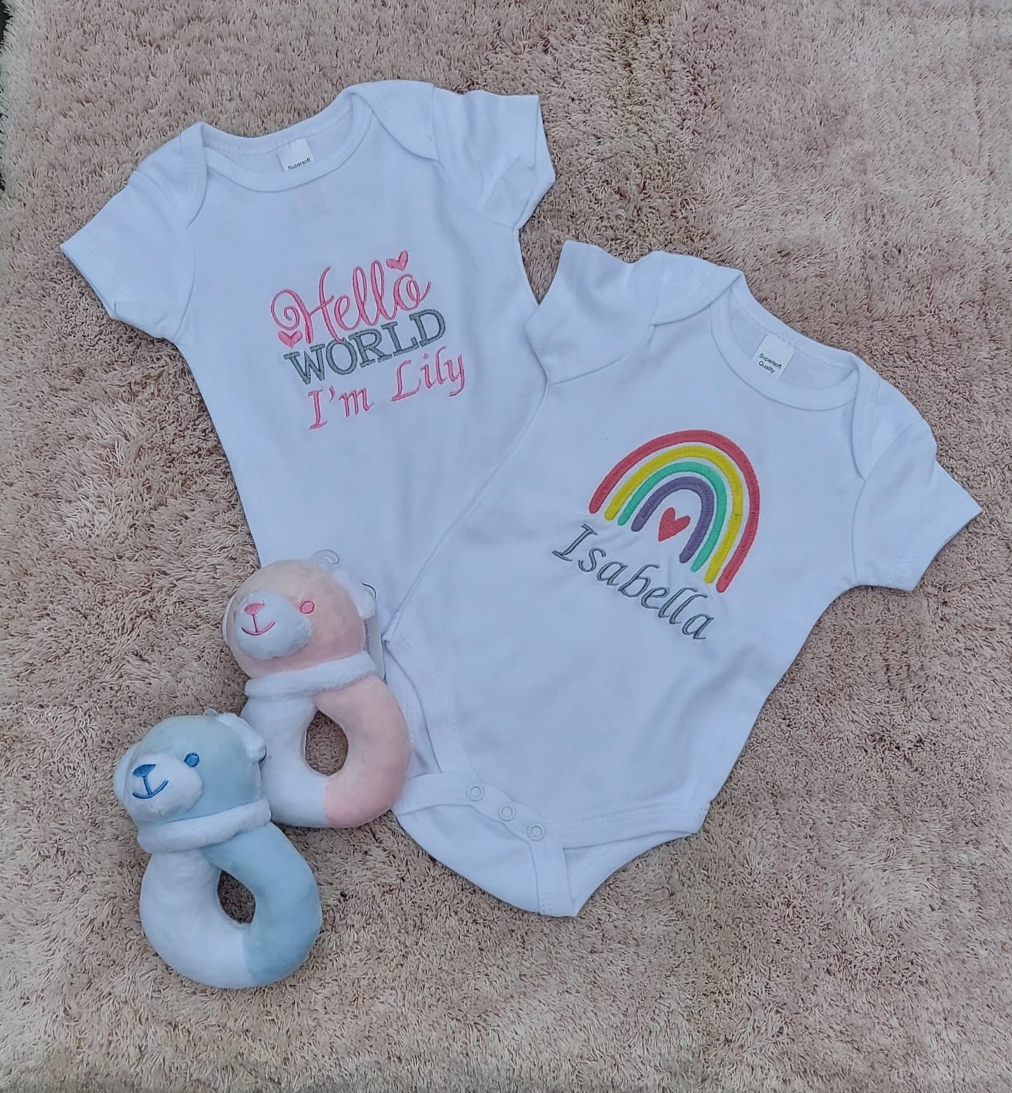 Personalised baby vest