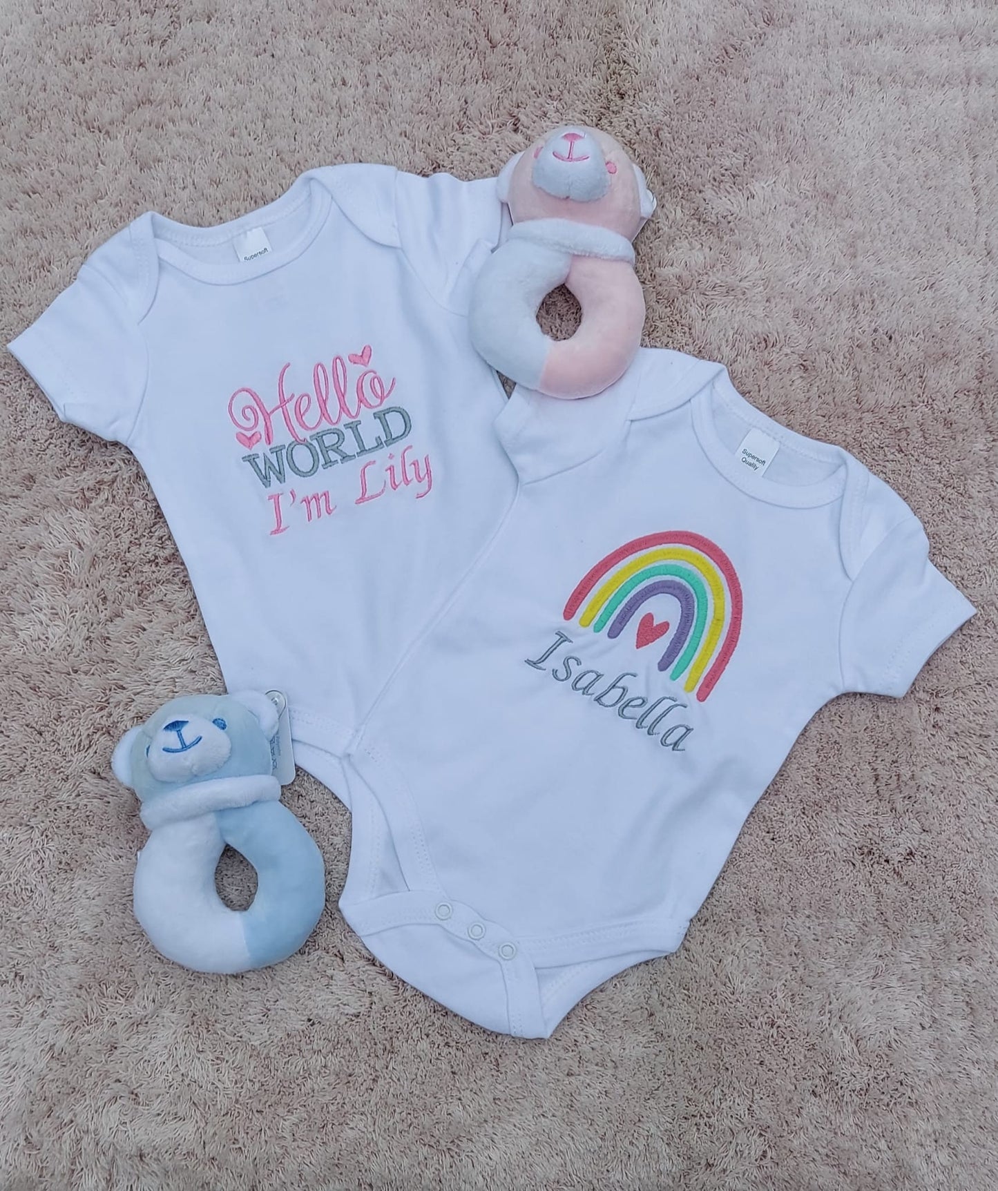 Personalised baby vest