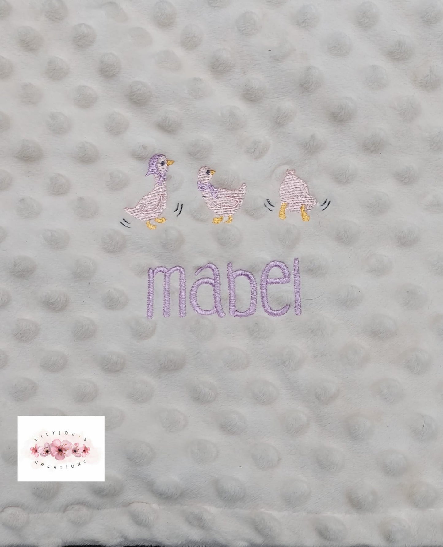 Personalised Embroidered Baby Blanket