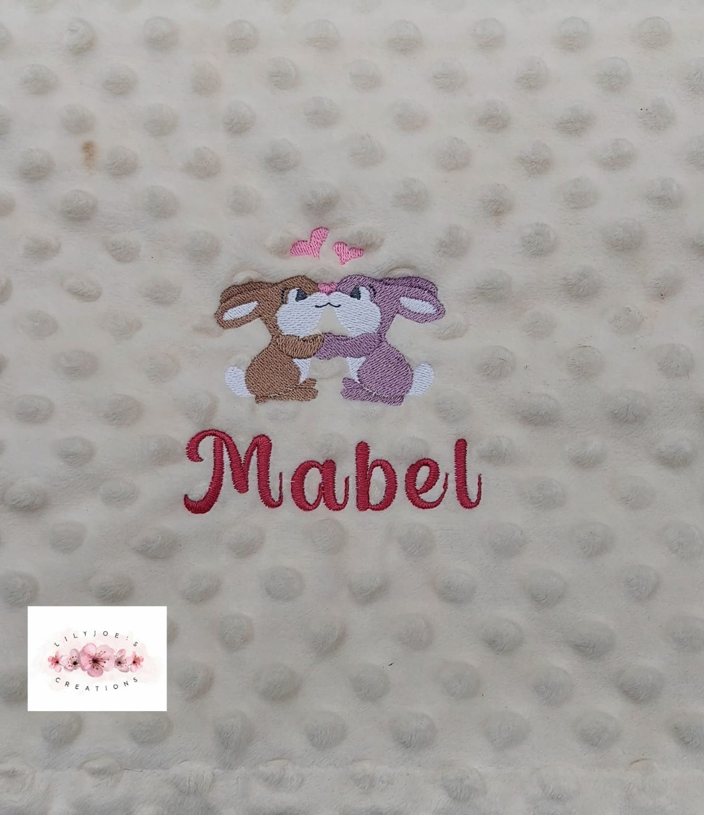 Personalised Embroidered Baby Blanket