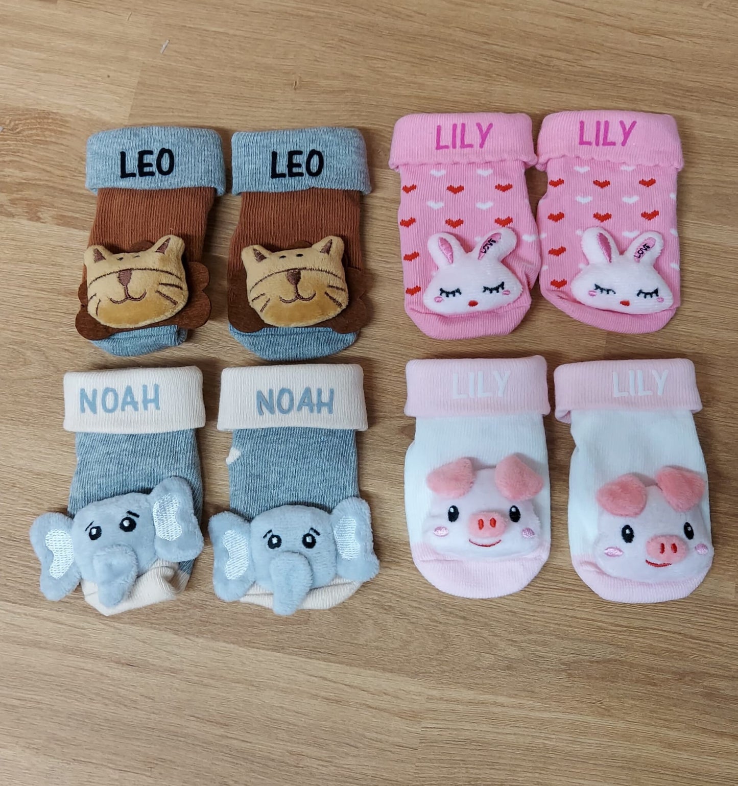 Bunny Baby Socks, not personalised.