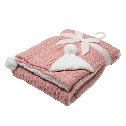 Personalised Baby Knitted Blanket