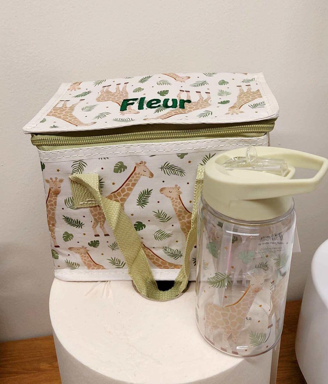 Personalised Giraffe Lunch Bag