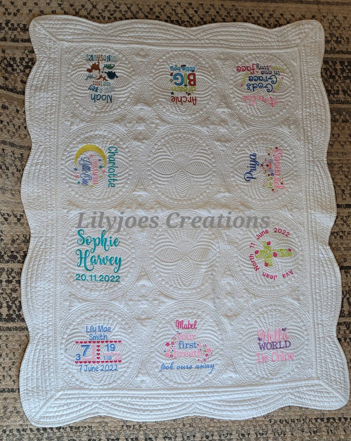 Personalised Baby Quilt