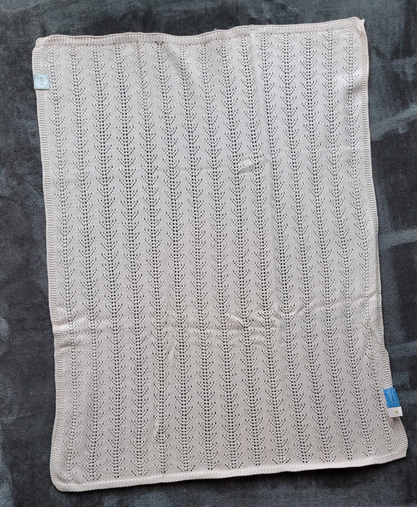 Personalised Embroidered Baby Blanket Pink Blush