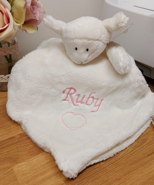 Personalised Baby Lamb Comforter