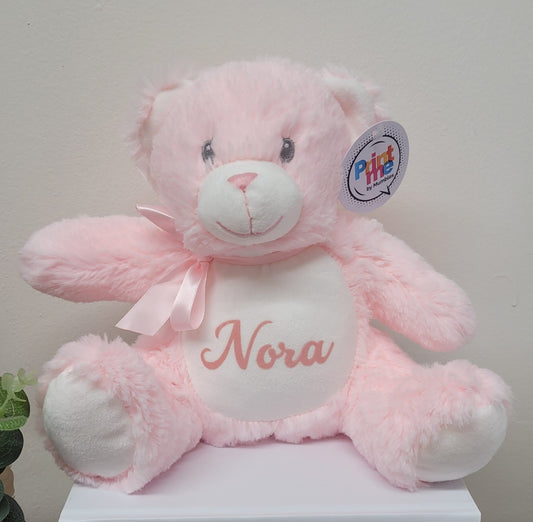 Personalised Pink Bear Teddy