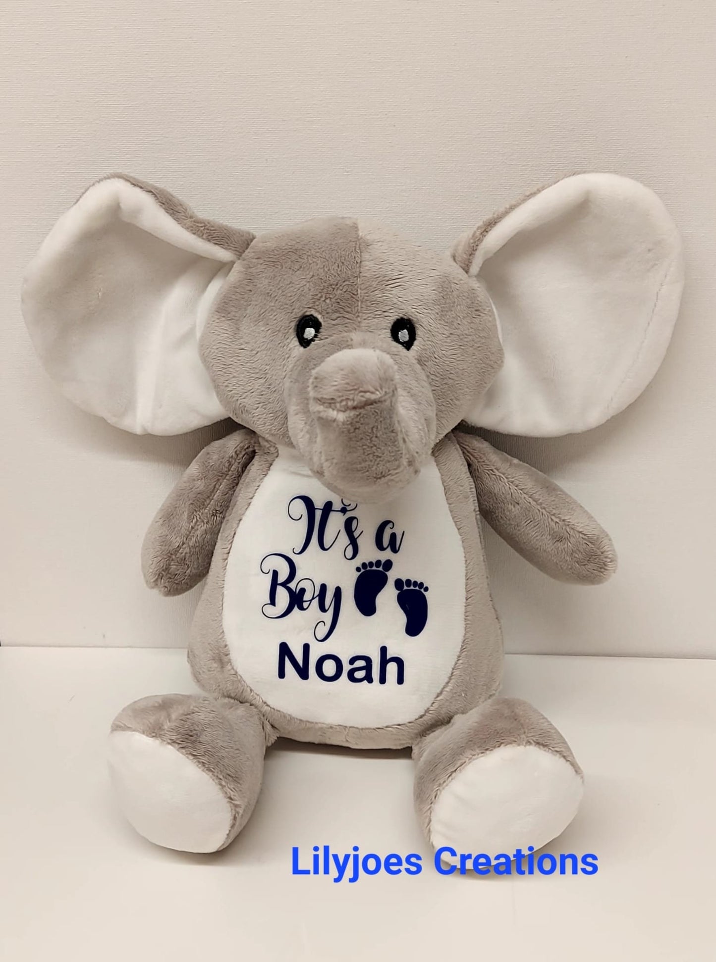 Personalised elephant teddy