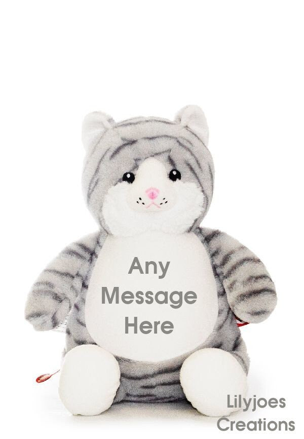 Personalied Cat Teddy