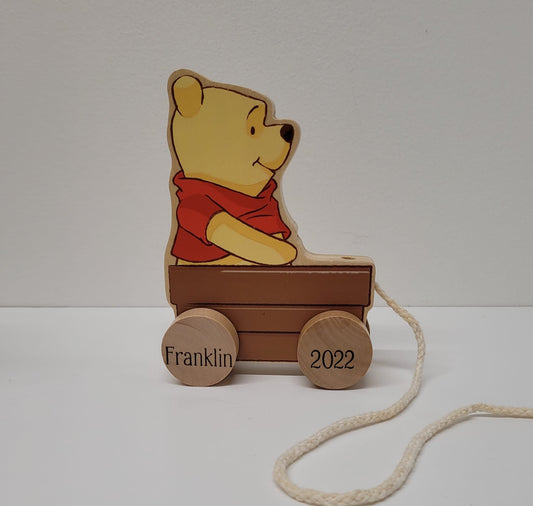 Wooden Personalised Pull Along Toy