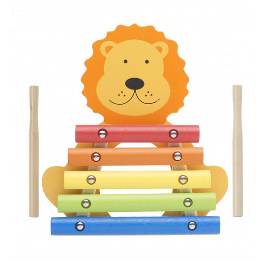 Wooden Lion Xylophone Toddler Toy