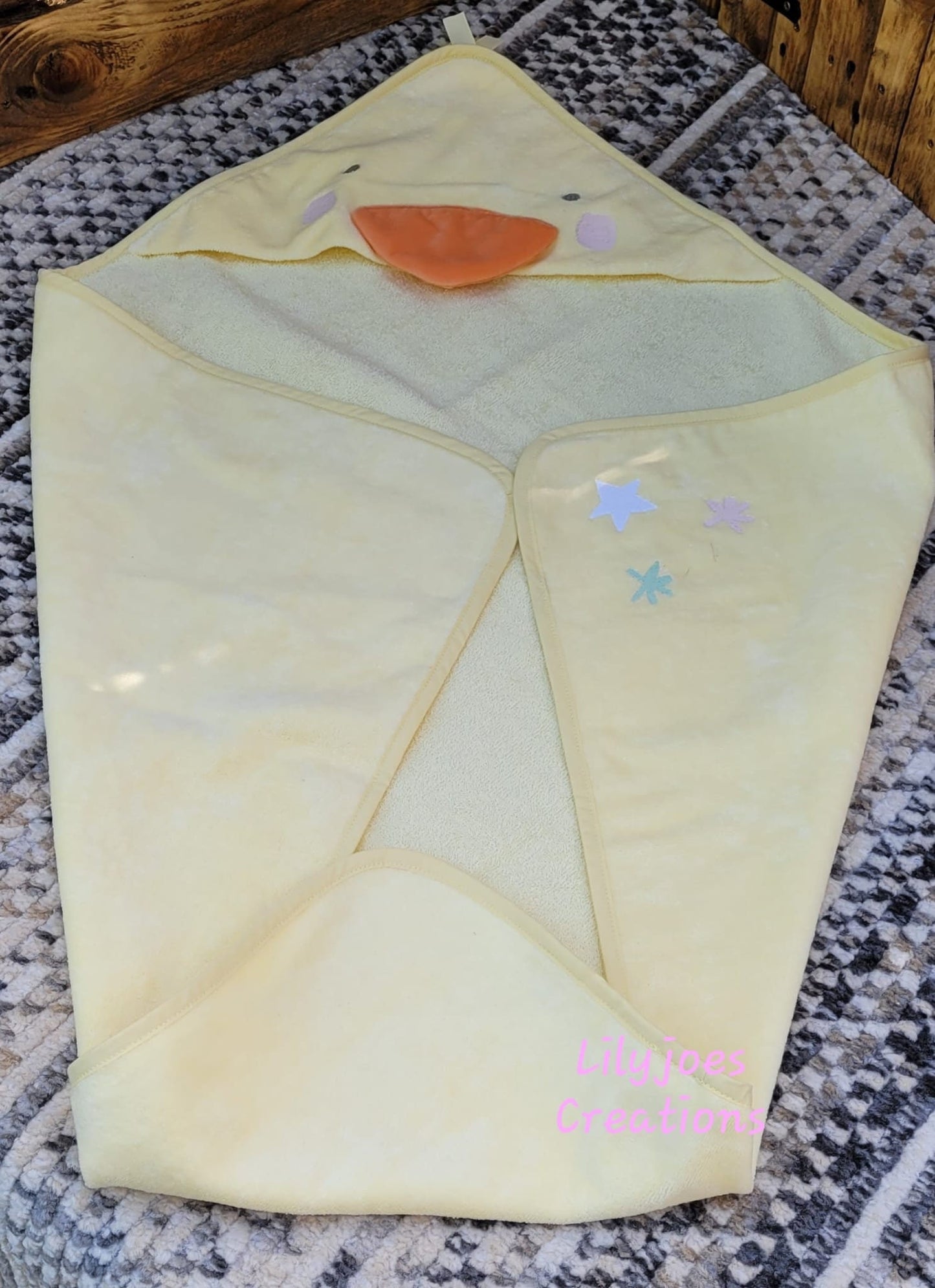 Personalised Baby Duck Towel