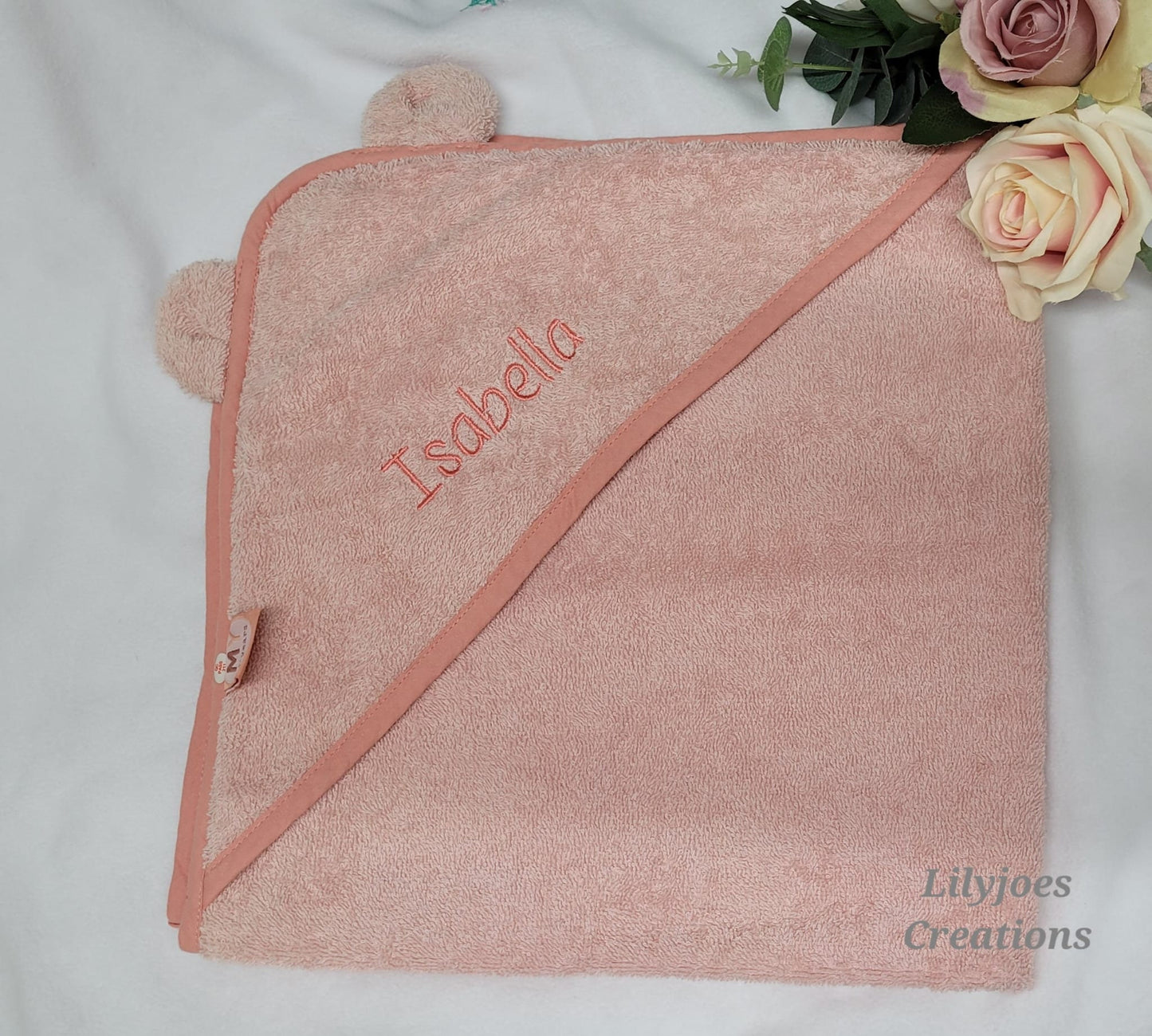 Baby Hooded Pink Towel