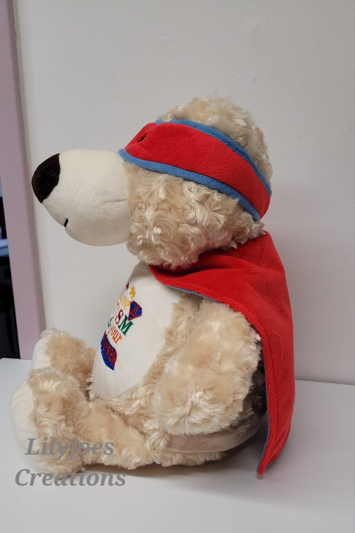 Superhero Autism Bear Personalised