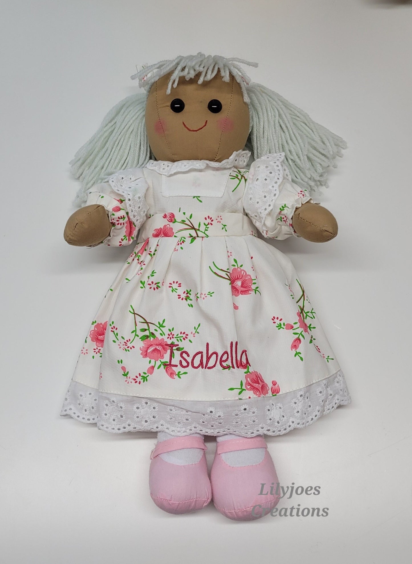 Personalised Rag Doll Floral Dress