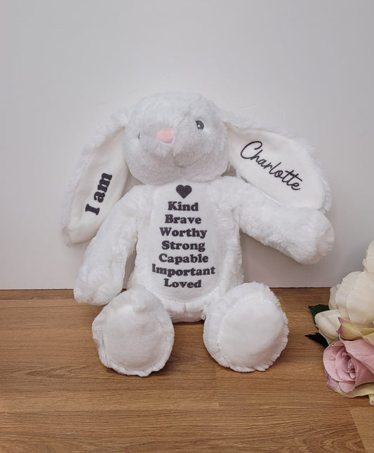 Personalised I Am Message Bunny