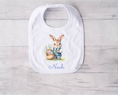 Personalised Boy Bunny Easter Gift