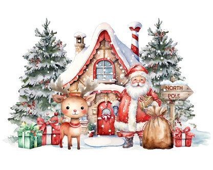 Christmas Baby Romper Sleepsuit Santa Delivery