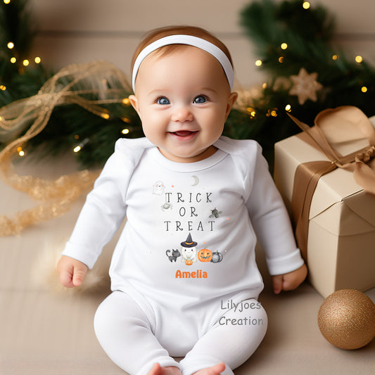 1st Halloween Babygrow Romper