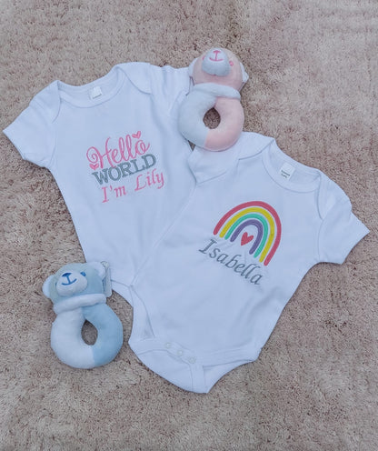 Personalised baby vest