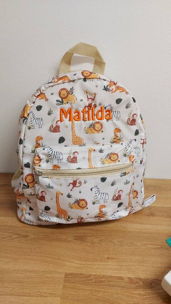 Personalised safari backpack