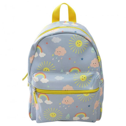 Personalised Sunshine Rainbow Backpack Lunch Bag Set