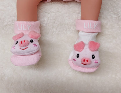 Bunny Baby Socks, not personalised.