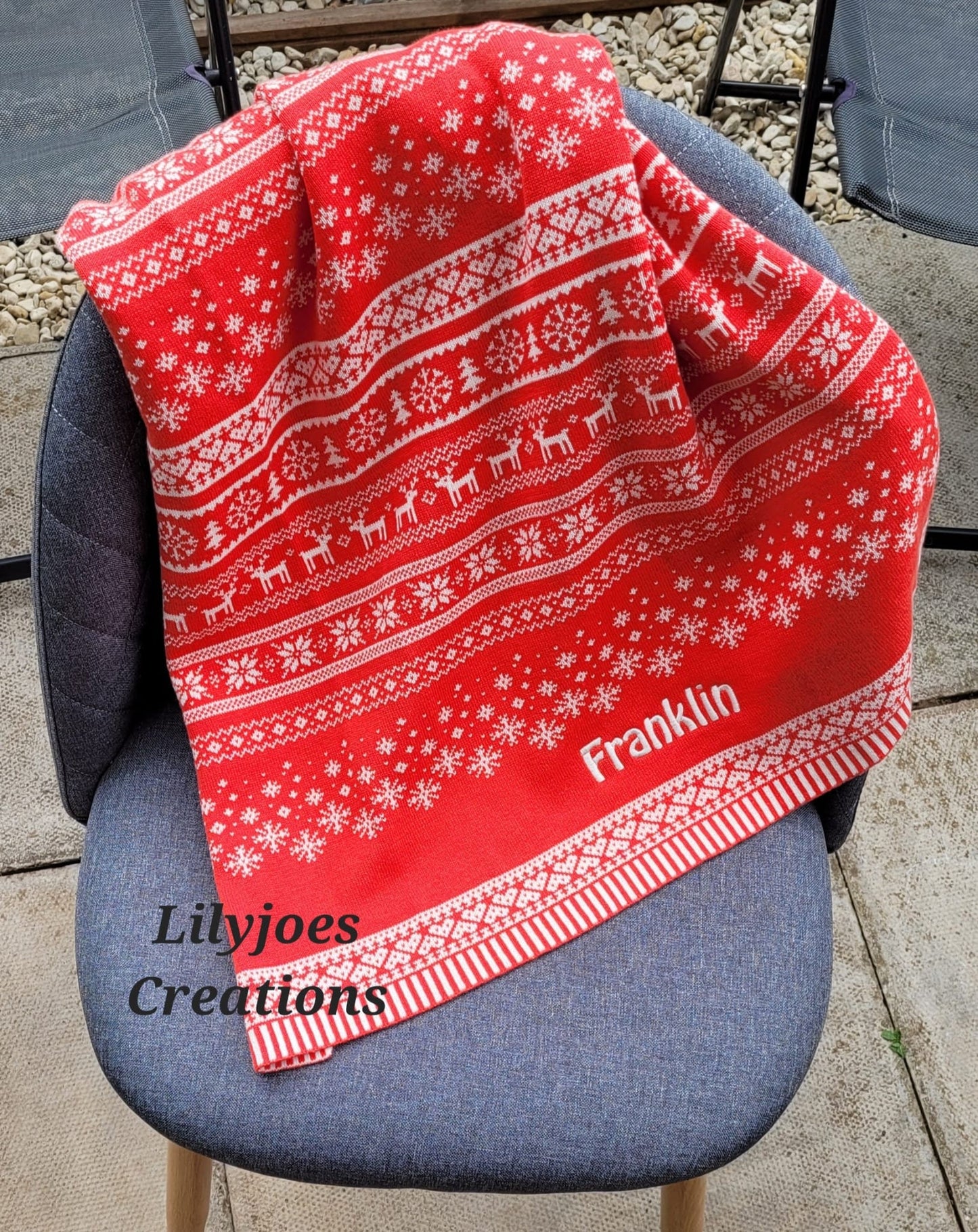 Personalised Christmas Blanket