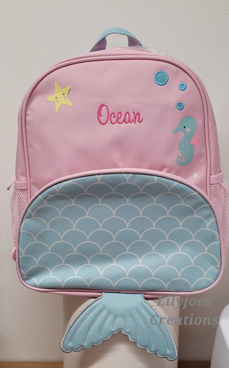 Personalised Mermaid backpack