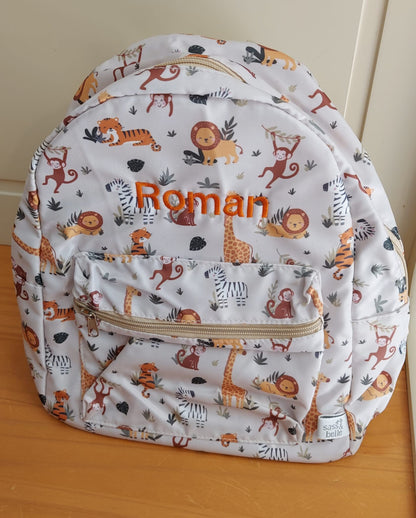 Personalised safari backpack