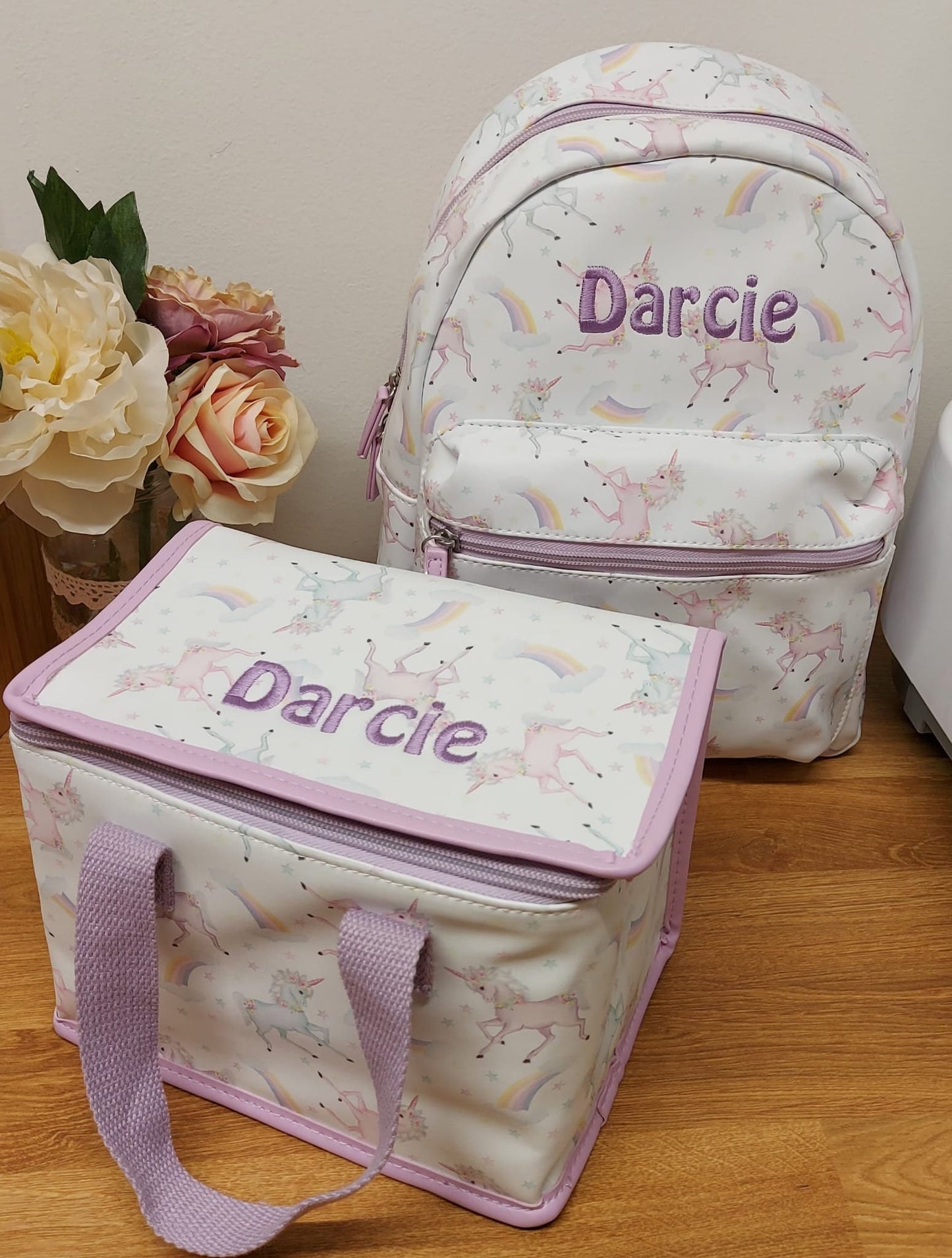 Personalised Butterfly Kids Lunch Bags