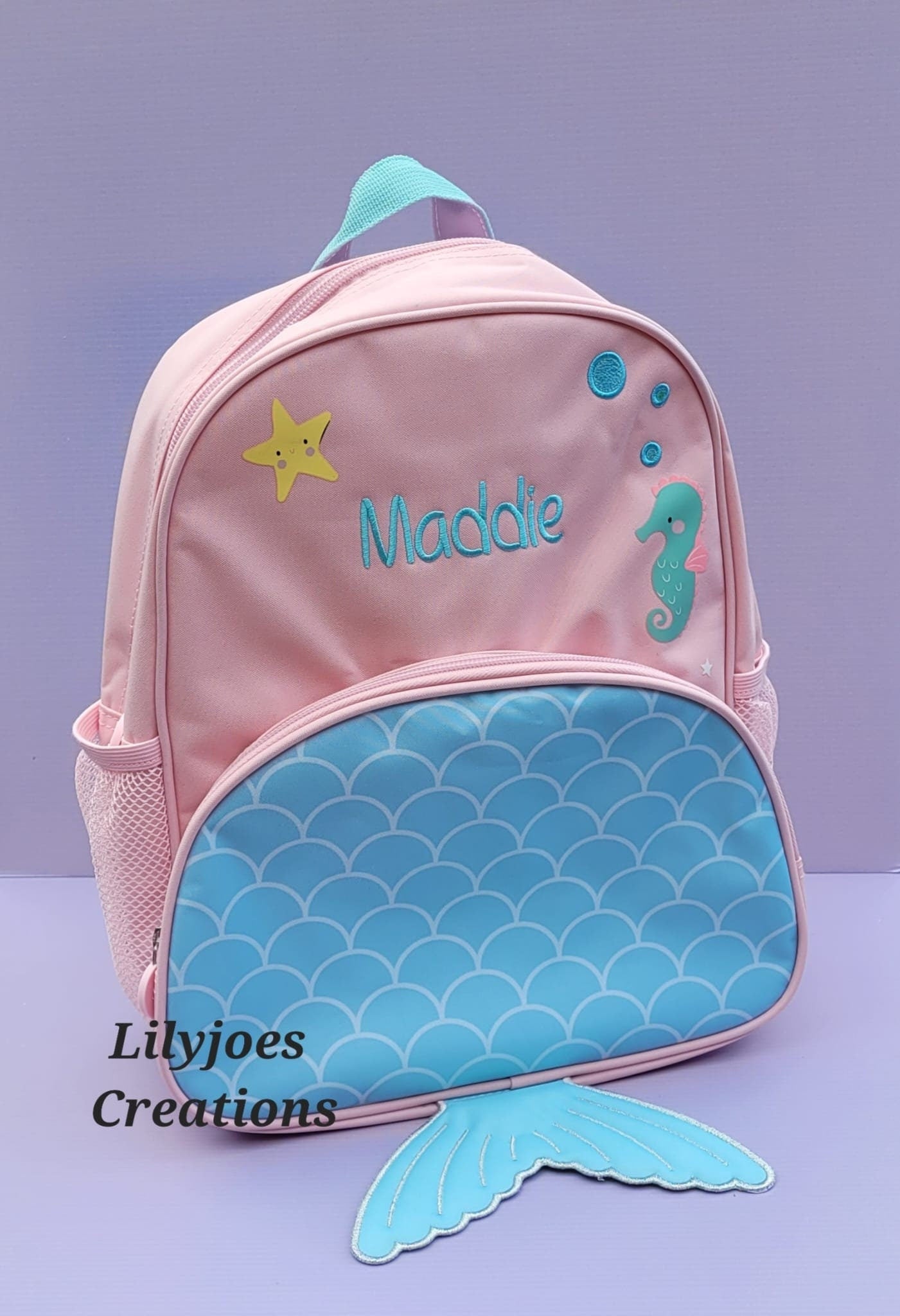 Personalised Mermaid backpack