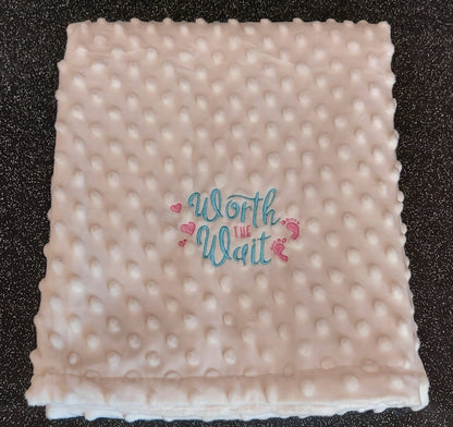 Personalised Embroidered Baby Blanket